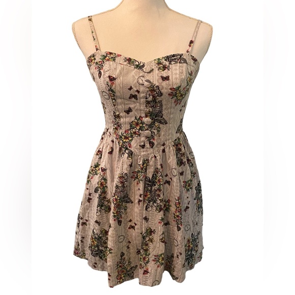Hell Bunny Dresses & Skirts - Hell Bunny sundress w/ butterflies, florals